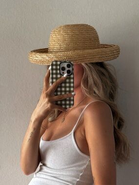 vintage straw hat